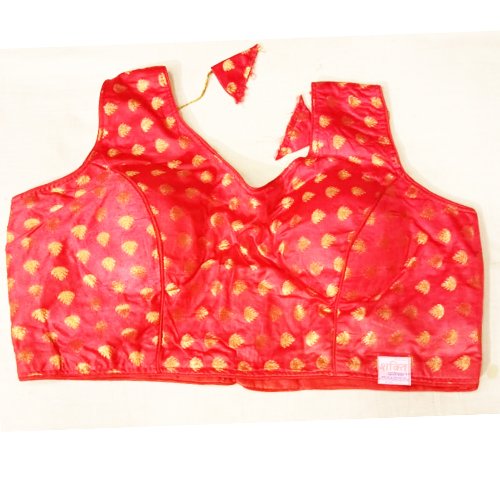 Women's Party Wear Blouse with Chanderi Work