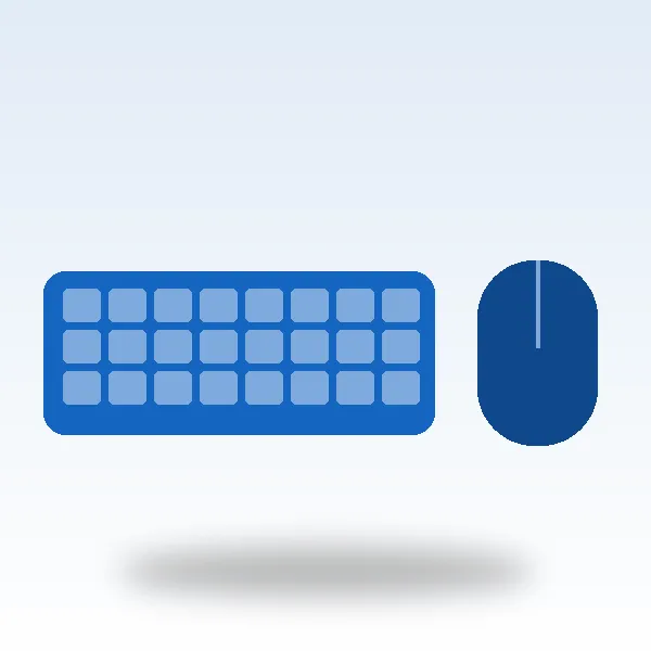 Wireless Keyboard and Mouse Combo Slim