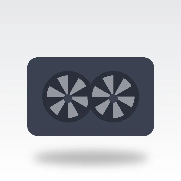Laptop Cooling Pad with Dual Fans